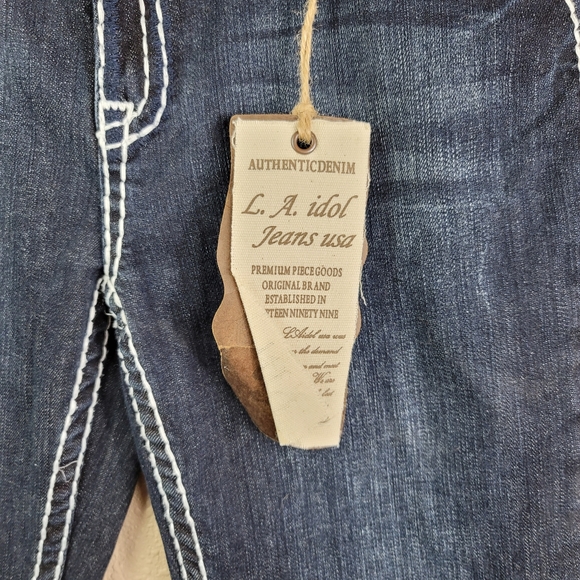 New la idol white boot cut jeans blue - Picture 4 of 10